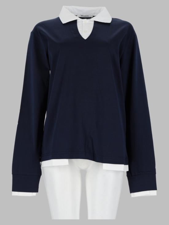 26FW 기마구아스 폴로 티셔츠 RUF2630101 63NAVY WHITE BLUE