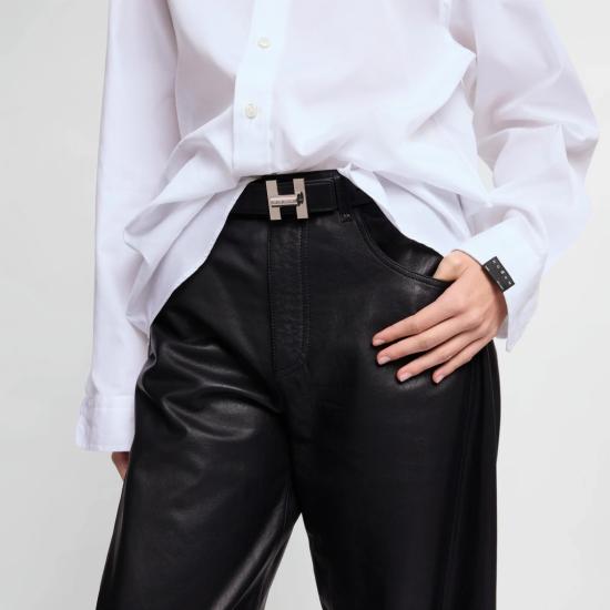 26FW 호간 벨트 KFWC01E0100GAN184A Black - HOGAN