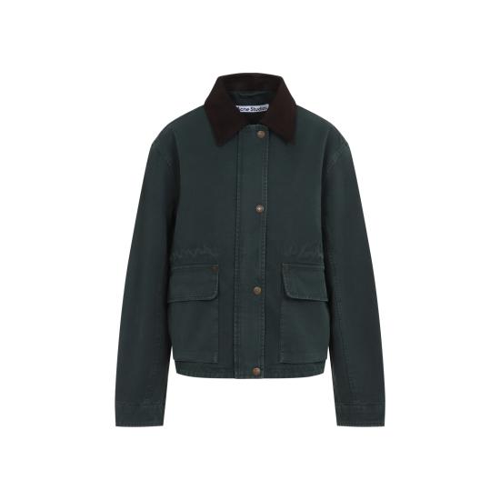 26FW 아크네 스튜디오 자켓 A90755 AAX DARK GREEN
