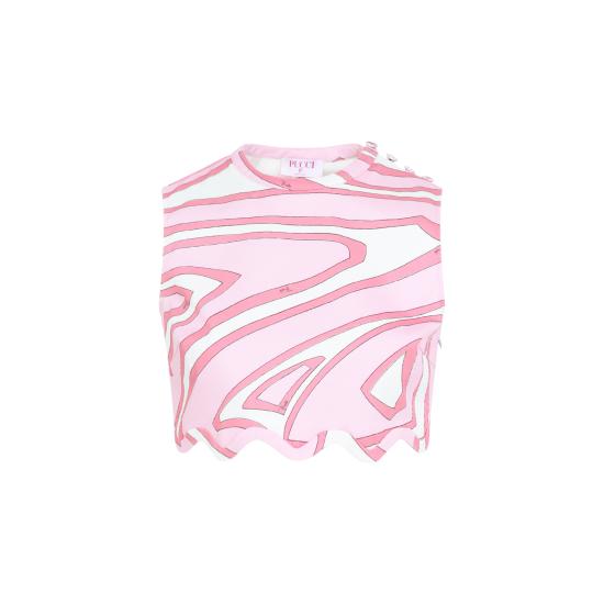 26FW 푸찌 민소매 티셔츠 6URM05 6U786 021 PINK