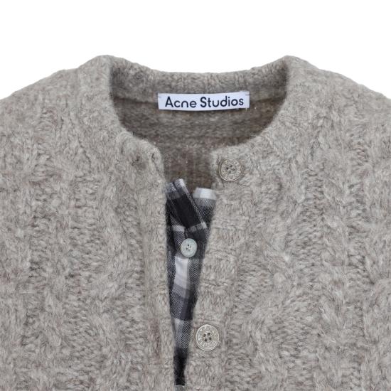 26FW 아크네 스튜디오 가디건 A60604 DCC MEDIUM BEIGE - ACNE STUDIOS