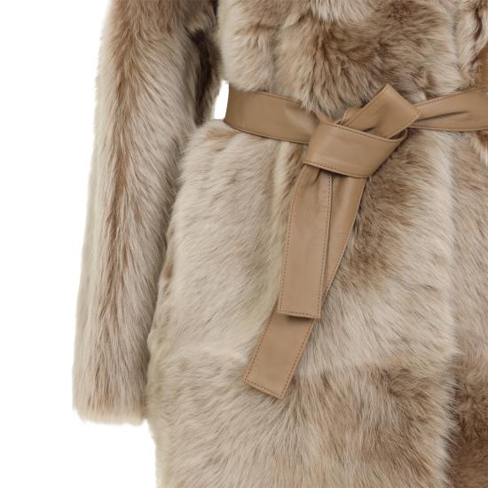 26FW 이브살로몬 무스탕 23WYM60695TOSX A2270 CHAI LATTE - YVES SALOMON