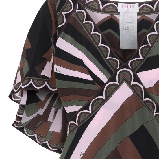 26FW 푸찌 롱 원피스 6URI86 6U818 P30 KHAKI PINK - PUCCI