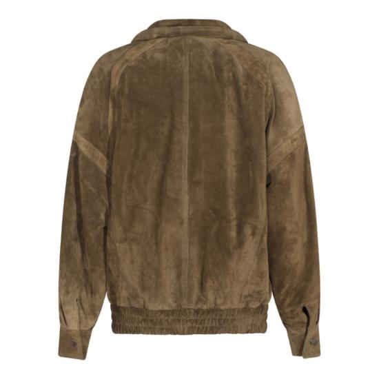 26FW 생로랑 자켓 836513YCEM23221 Brown - SAINT LAURENT