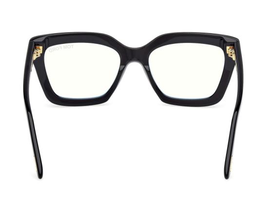 26SS 톰포드 선글라스 블루 Ft6093-B 액센트 오버사이즈 스퀘어 - TOMFORD