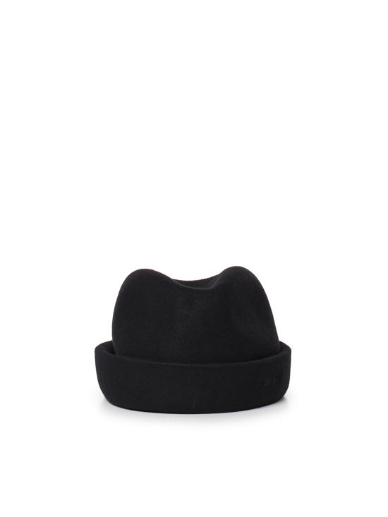 26FW 발렌시아가 울 펠트 햇 A0091A 4G3B81000 BLACK