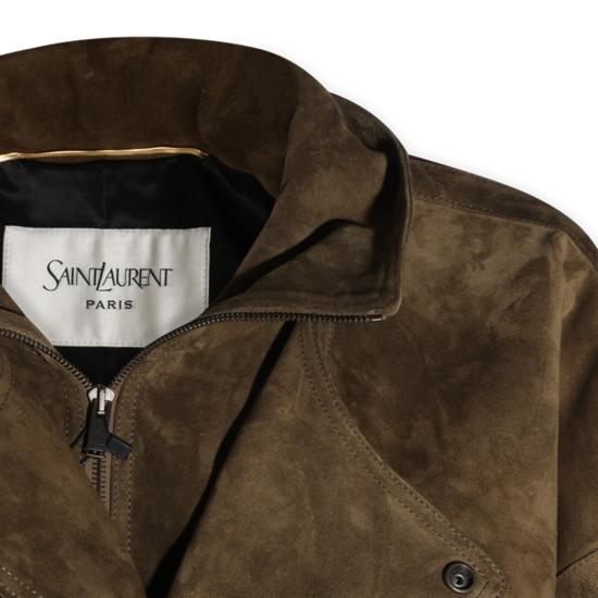 26FW 생로랑 자켓 836513YCEM23221 Brown - SAINT LAURENT