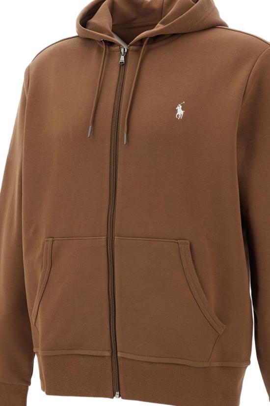 26FW 폴로 랄프로렌 더블 니트 후드 집업 710881517519BROWN - POLO RALPH LAUREN