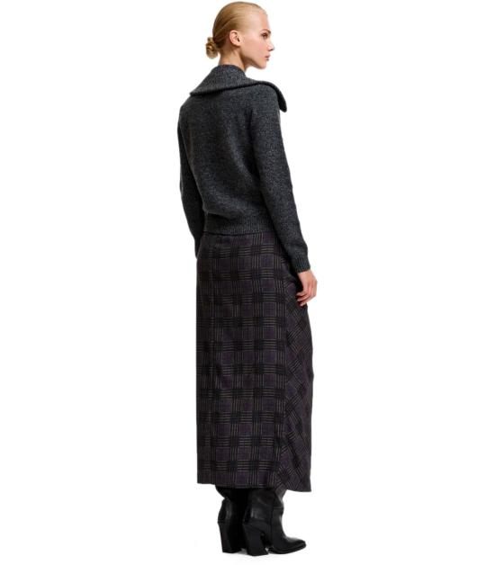 26FW 에센셜앤트워프 롱 스커트 KARM K2DA 36 Grey - ESSENTIEL ANTWERP