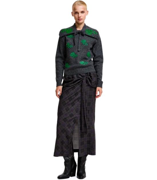 26FW 에센셜앤트워프 롱 스커트 KARM K2DA 36 Grey - ESSENTIEL ANTWERP