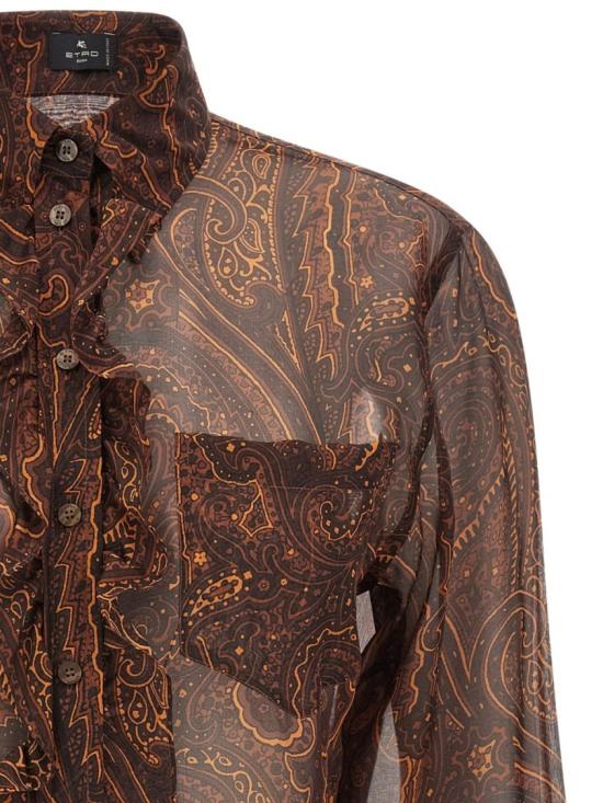26FW 에트로 탑 WRIA011899SA124X0865 Brown - ETRO