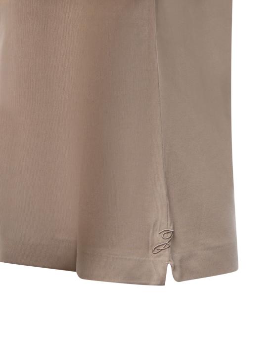 26FW 자크뮈스 롱 카레 반팔 티셔츠 TSM00578AJ00254 150 BEIGE - JACQUEMUS