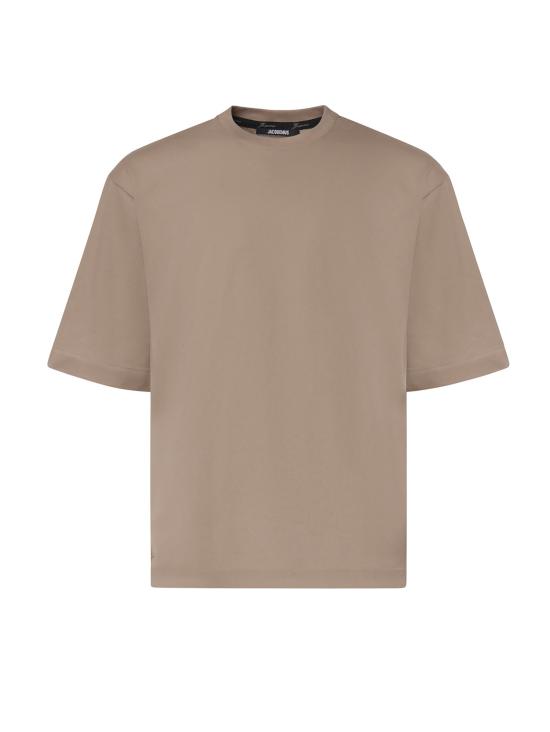 26FW 자크뮈스 롱 카레 반팔 티셔츠 TSM00578AJ00254 150 BEIGE