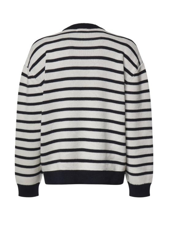 26FW 하우스 오브 에러스 스웨터 HEFW26SW03012 0701 CREAM BLACK - HOUSE OF ERRORS