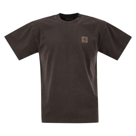 26FW 칼하트 숏슬리브 비스타 티셔츠 I030780 DARK BROWN