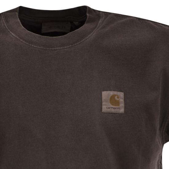 26FW 칼하트 숏슬리브 비스타 티셔츠 I030780 DARK BROWN - CARHARTT