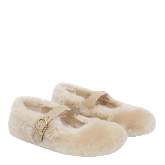 26FW 버켄스탁 플랫 슈즈 1032708 SANDCASTLE WHITE - BIRKENSTOCK