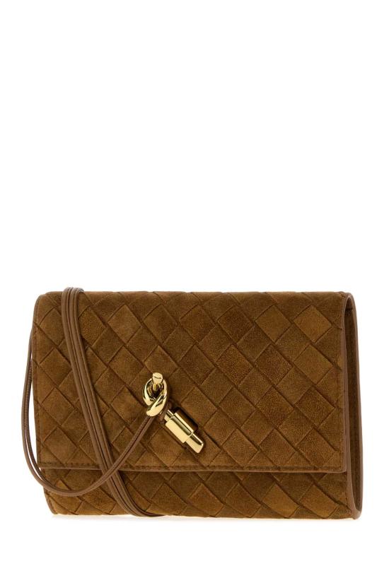 26FW 보테가베네타 안디아모 파우치 온 스트랩 836940V5ZZ4 9874 DARKCARAMEL - BOTTEGA VENETA