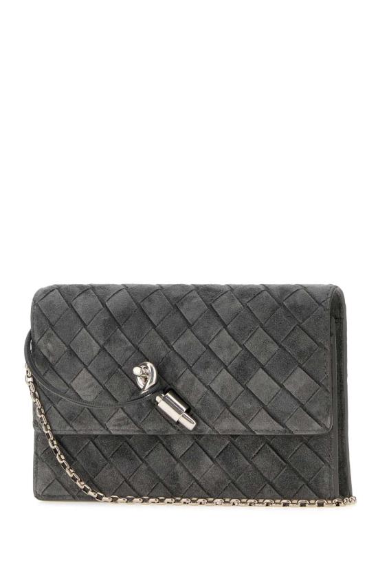 26FW 보테가베네타 가죽소품 844107V5ZZ4 1689 OBSIDIANGREYSILVER - BOTTEGA VENETA