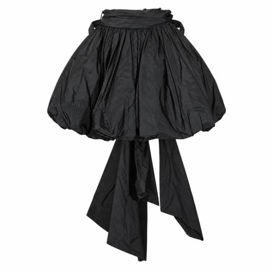26FW 블루마린 미디 스커트 NF6046 T886422222 BLACK