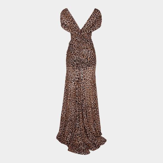 26FW 블루마린 미디 원피스 RF6074J1619 L9655 TOFFEE BROWN BLACK - BLUMARINE
