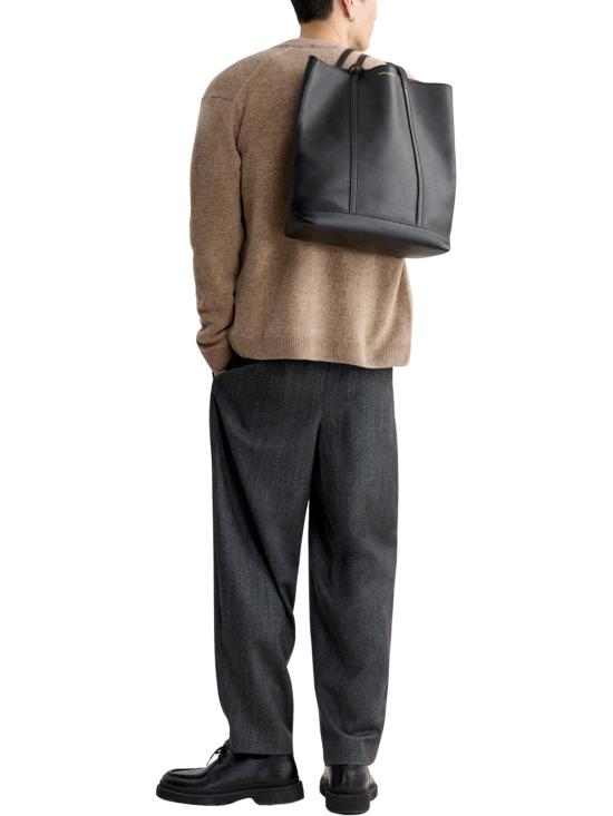 26FW 메종키츠네 폭스 헤드 램스울 컴포트 가디건 PM00502KT1006 0549 COBBLESTONE DOM - MAISON KITSUNE