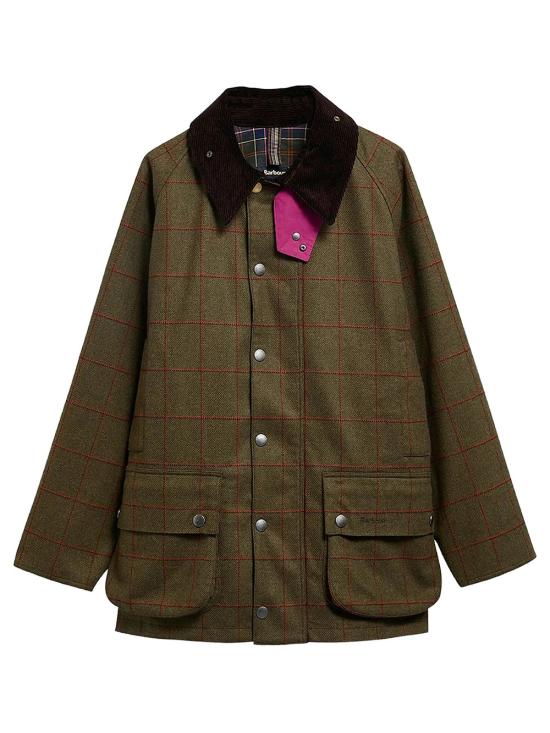 26FW 바버 자켓 MWO0319 OL72 OLIVE WINDOW PANE