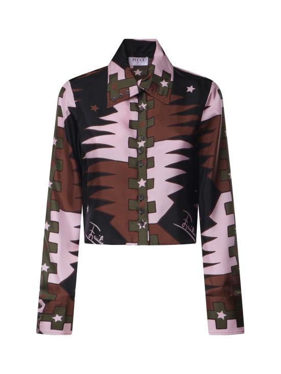 26FW 푸찌 셔츠 6URJ15 6U831052 KHAKI PINK