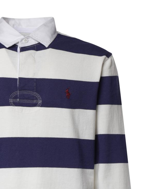 26FW 폴로 랄프로렌 아이코닉 럭비 셔츠 710717116 510 CREAM NAVY - POLO RALPH LAUREN