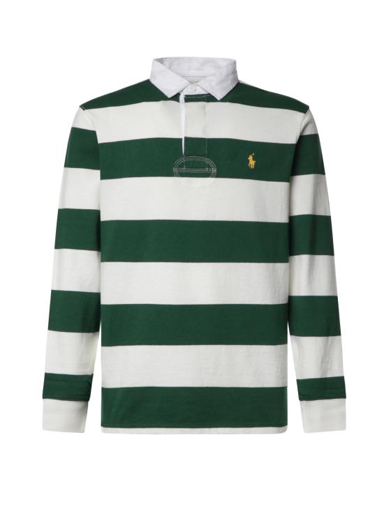 26FW 폴로 랄프로렌 아이코닉 럭비 셔츠 710717116 512 CREAM GREEN