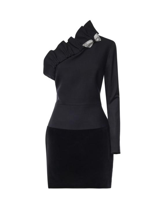 26FW 제니 숏 원피스 81AJO467 N0690899 BLACK