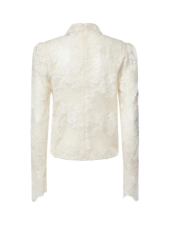 26FW 셀프 포트레이트 긴팔 티셔츠 SC26052T CREAM - SELF PORTRAIT