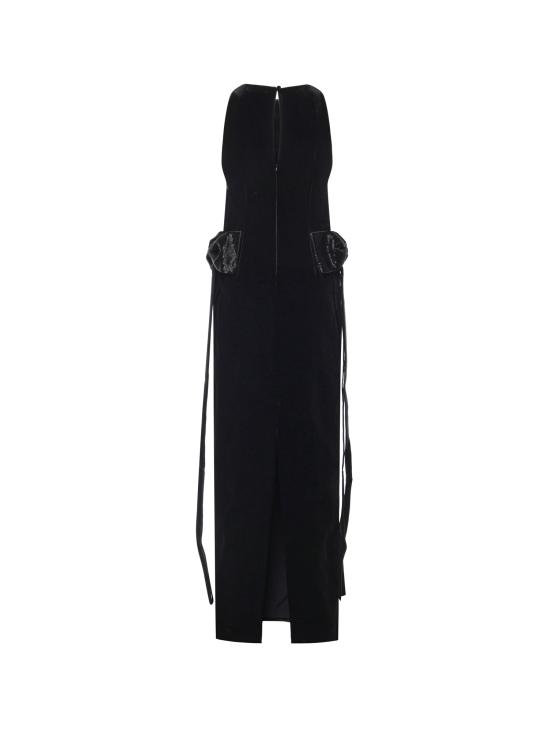 26FW 셀프 포트레이트 롱 원피스 SC26008X B BLACK - SELF PORTRAIT