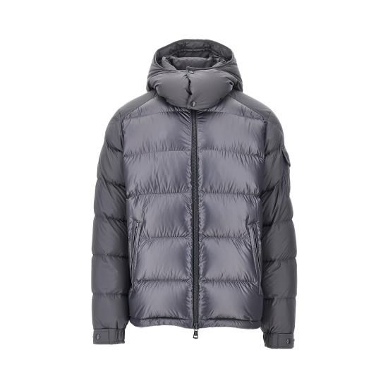26FW 몽클레어 마야 후드 쇼트 다운 자켓 L20911A00138597YX Grey