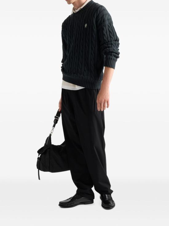 26FW 프라다 스트레이트 팬츠 SPH561SOOO19SO F0002 NERO - PRADA