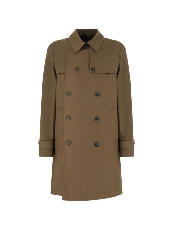 26FW 펜디 코트 FF0874B1UE F1XEW VERDE MILIT TABACCO