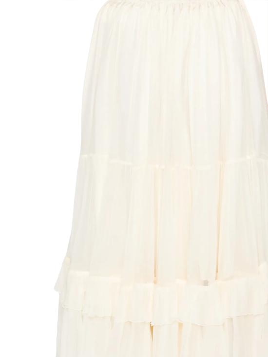 26FW 끌로에 미디 스커트 26WJU20001 114 PRISTINE WHITE - CHLOE