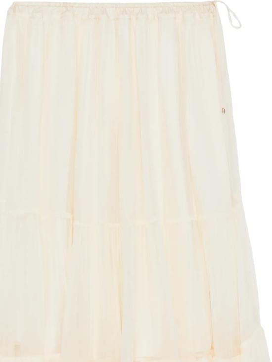26FW 끌로에 미디 스커트 26WJU20001 114 PRISTINE WHITE - CHLOE