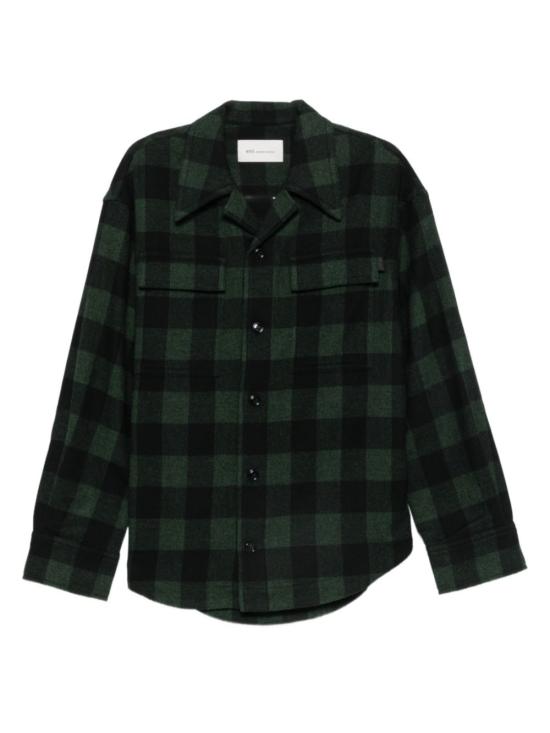26FW 아미 셔츠 USH875 WV0220A258 BOTTLE GREEN BLACK