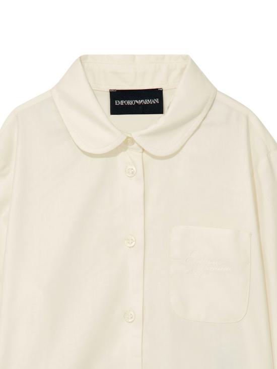 26FW [키즈] 엠포리오 아르마니 셔츠 EG000870 AF16583U0003 IVORY - EMPORIO ARMANI