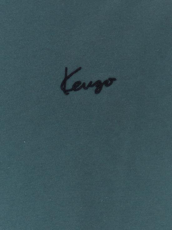 26FW 겐조 반팔 티셔츠 FG65TS285 4SG98 PETROL BLUE - KENZO