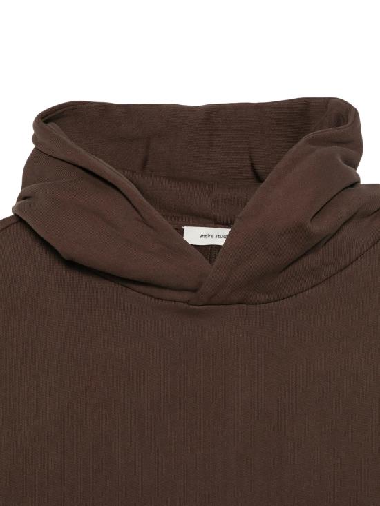 26FW 엔타이어 스튜디오 후드 티셔츠 ESFW26HO02012 6235 BROWN - ENTIRE STUDIOS