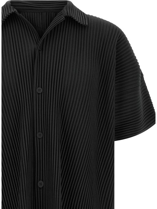 26FW 옴므 플리세 이세이 미야케 셔츠 HP68JJ081 15 BLACK - HOMME PLISSE' ISSEY MIYAKE