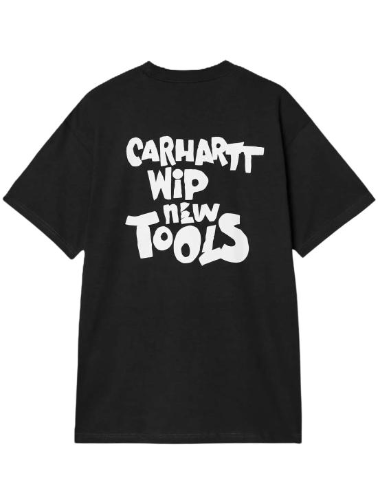 26FW 칼하트 WIP 반팔 티셔츠 I037221 89XX BLACK - CARHARTT WIP