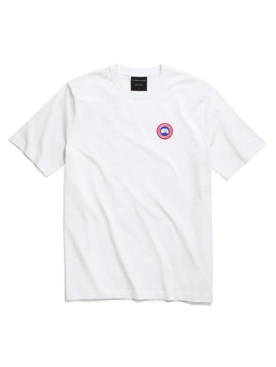 26FW 캐나다구스 반팔 티셔츠 1340M 9227 WHITE