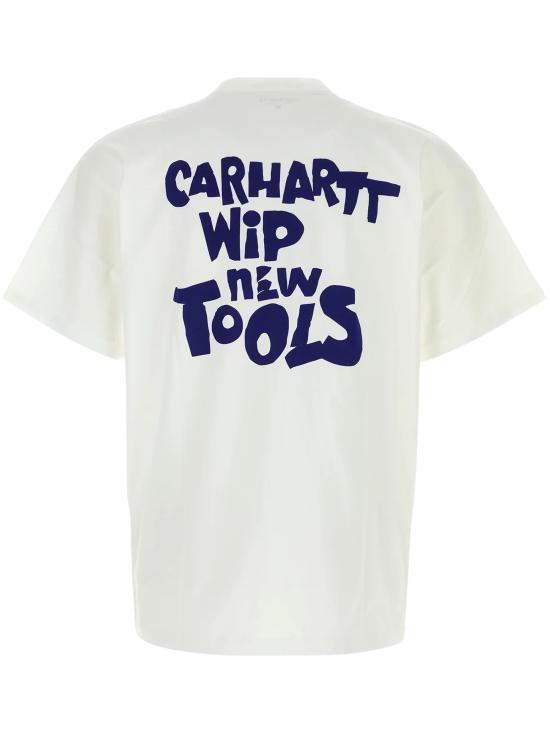 26FW 칼하트 WIP 반팔 티셔츠 I037221 02XX WHITE - CARHARTT WIP