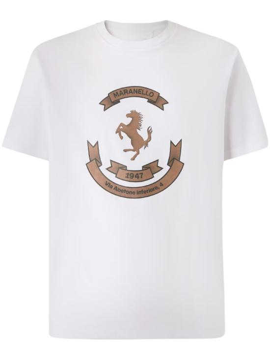 26FW 페라리 반팔 티셔츠 CJMTH0041 JCO0045WHT WHITE