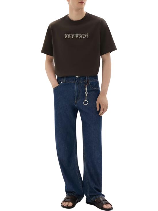 26FW 페라리 반팔 티셔츠 CJMTH0034 JCO0045BRW2 BROWN - FERRARI