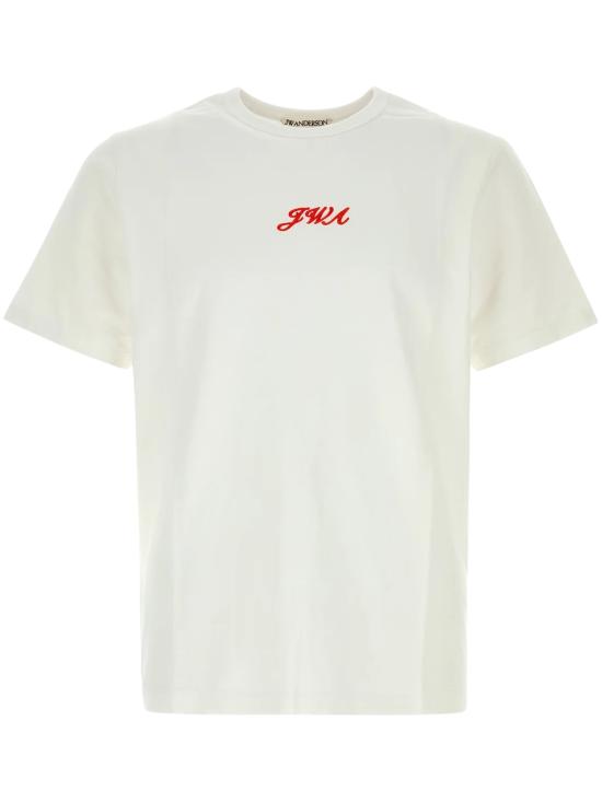 26FW JW앤더슨 반팔 티셔츠 JT0359 PG1937001 WHITE