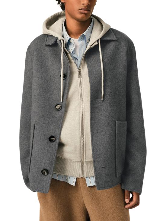 26FW 아미 자켓 HJK844 WV0217A226 GREY - AMI